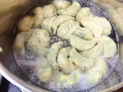 Make Cream egg dumplings step 7