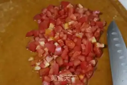 Make Tomato stew tofu step 2