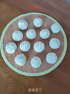 Make Powder pork buns step 12