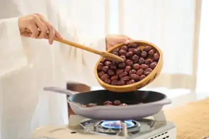 Make Gin-snack date tea step 1