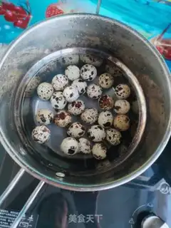 Make Five quail eggs step 2