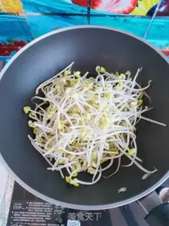 Make Puffy sprouts step 4