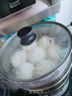 Make Powder pork buns step 14