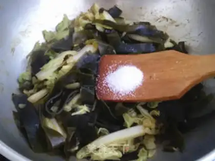 Make Seaweed cabbage step 6