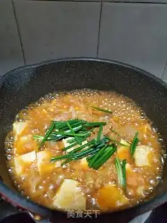 Make Spicy cabbage and tofu step 4