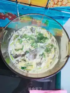 Make Tofu, yellow and purple soup step 9