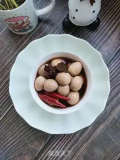 Make Five quail eggs step 9