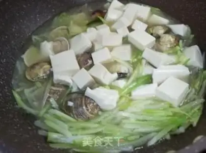 Make Blue carrots and tofu soup step 5