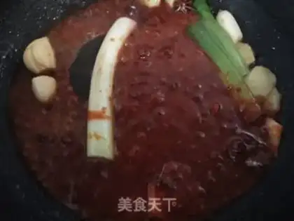 Make Mingtae fish stewed radish step 5