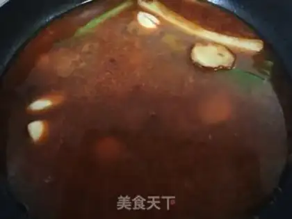 Make Mingtae fish stewed radish step 6