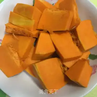 Make Pumpkin porridge step 1