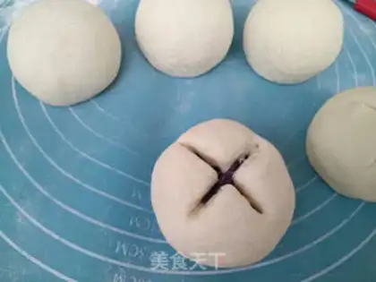 Make Flower buns step 7