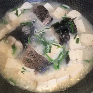 Make Tofu stewed black fish step 8