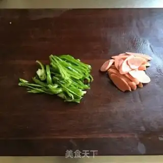Make Ham pepper potatoes step 1