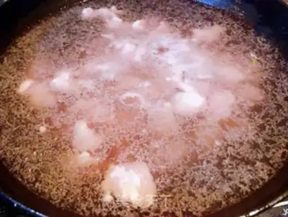 Make The lamb bubbly step 2