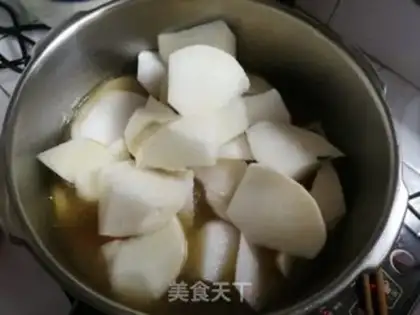 Make radish lamb chops step 8
