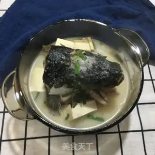 Make Tofu stewed black fish step 10