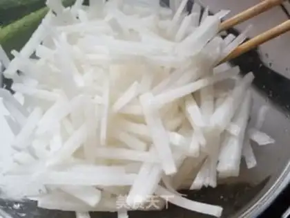 Make A broad radish step 1