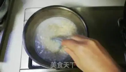 Make Milk oatmeal step 2