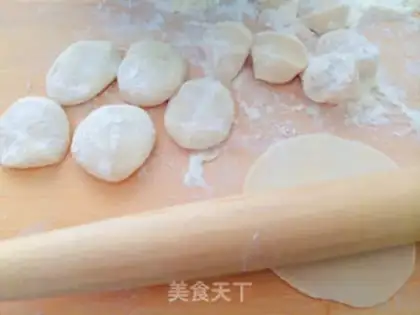 Make Roach pork dumplings step 3