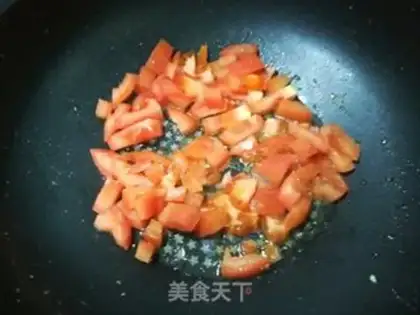 Make Tomato-flavored eggs and shrimp step 8