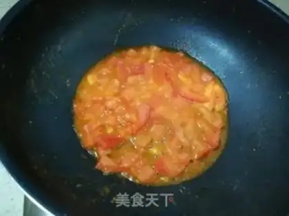 Make Tomato-flavored eggs and shrimp step 9