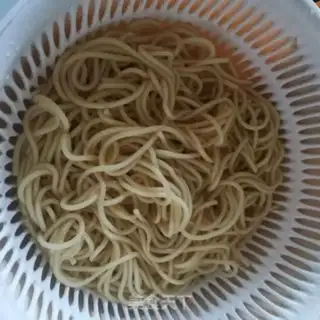 Make Three fresh chicken noodles step 12