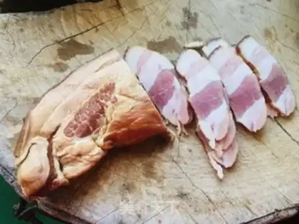 Make Garlic pork step 1