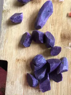 Make Purple potato intestines step 0