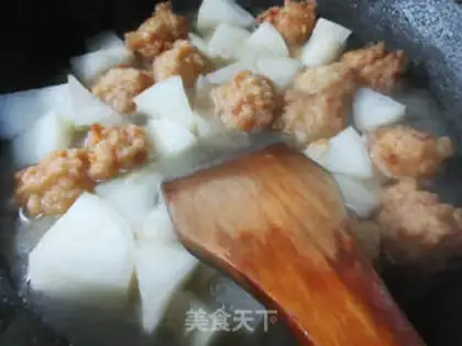 Make Soumaru radish soup step 2