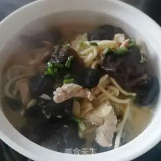 Make Three fresh chicken noodles step 17