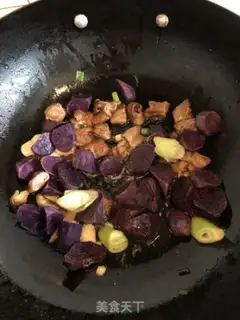 Make Purple potato intestines step 3