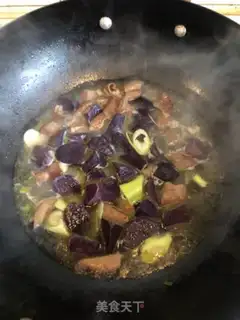Make Purple potato intestines step 4