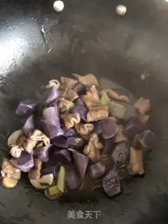 Make Purple potato intestines step 5