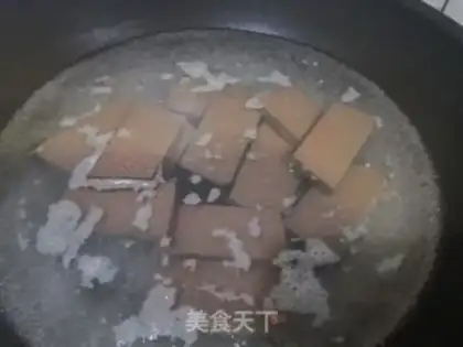 Make Duck blood fan soup step 3