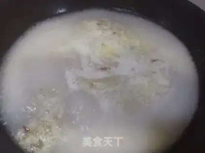 Make Duck blood fan soup step 4