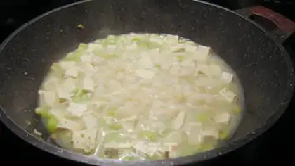 Make Fresh bean tofu soup step 11