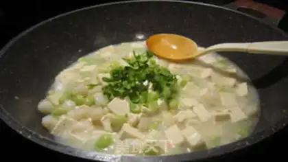 Make Fresh bean tofu soup step 12