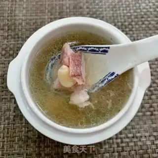 Make Lotus lilies bone soup step 8