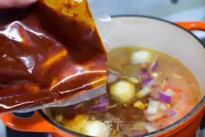 Make Tomato acid soup pan step 6