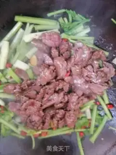 Make Celery beef step 5
