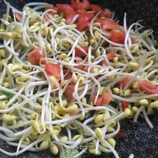 Make Tomato stew soybean sprouts step 7