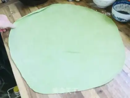 Make Pine noodles step 5