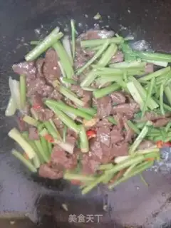 Make Celery beef step 6