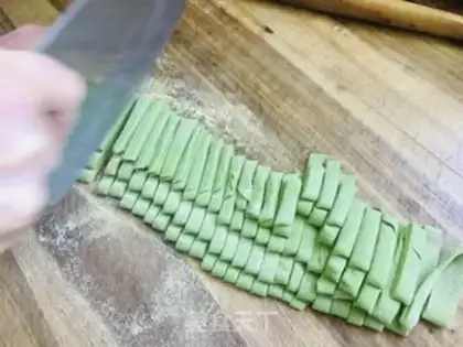 Make Pine noodles step 6