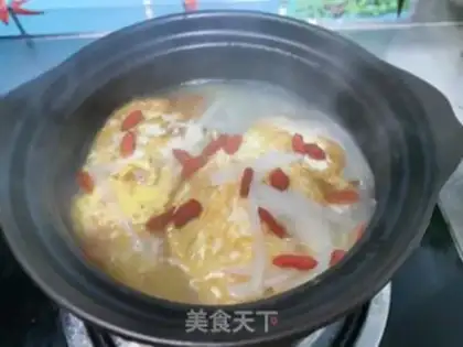 Make Fried egg radish soup step 5