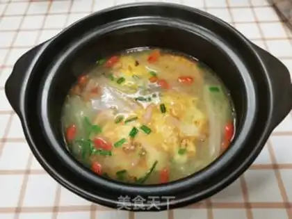 Make Fried egg radish soup step 7