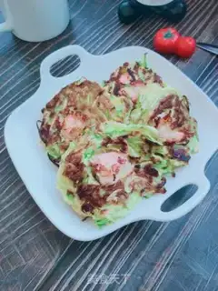 Make Butter shrimp pancakes step 8