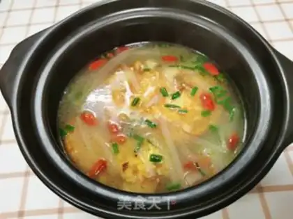 Make Fried egg radish soup step 8