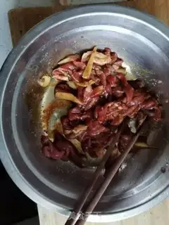 Make Homemade lamb string step 2